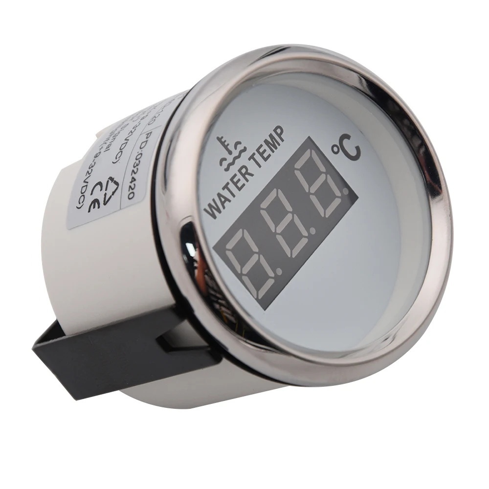 Новое поступление 52 мм Цифровой Автомобильный датчик температуры воды для лодки