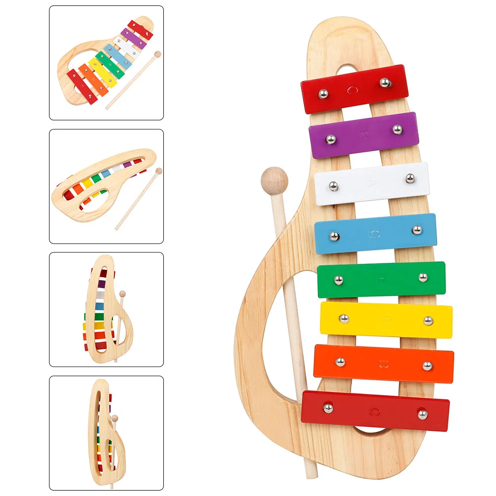 

1 Set Funny Orff Children Portable Wooden Musical Instrument Percussion Piano (Colorful)