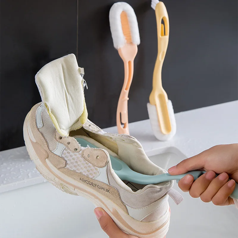 

Shoe Cleaner 2 Side Brush For Leather Mesh Suede Sheepskin Matte Sneakers Washing Brushes Shoes Care Accessories