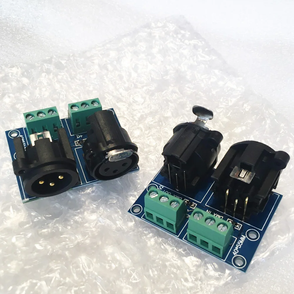 DMX512 XLR3 соединитель для 3pin 3Pin использовать DMX контроллера | Лампы и освещение