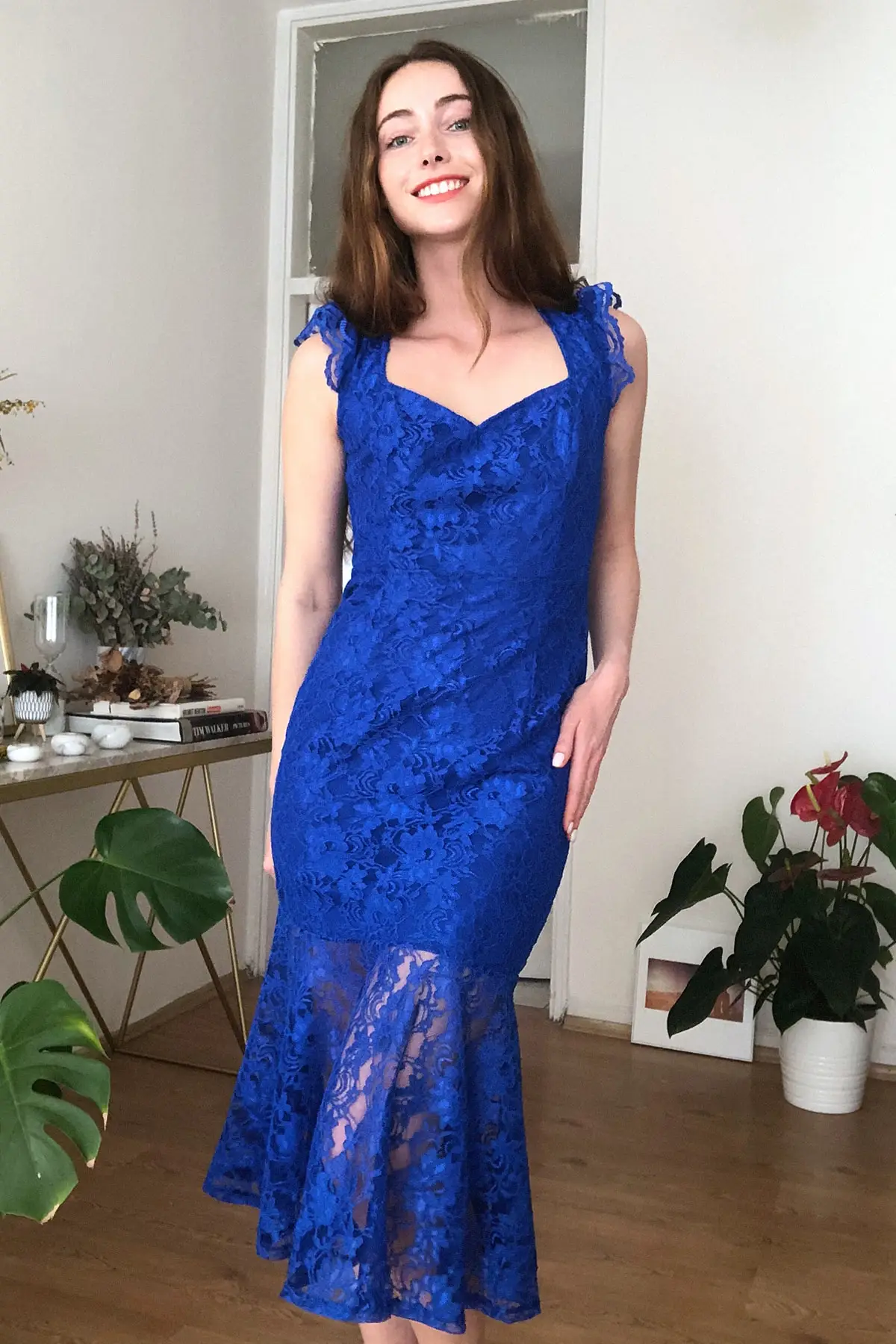Кружевное платье Trendyol TPRSS19UT0108 | Женская одежда