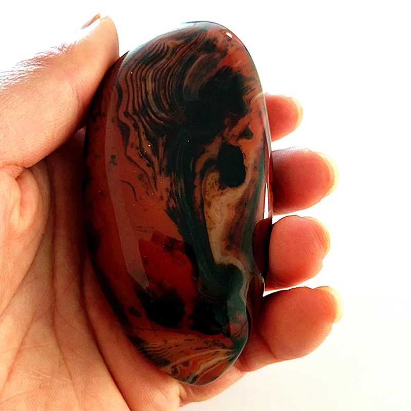 Агатовые пальмовые камни Sardonyx из натурального камня игровые маленькие и