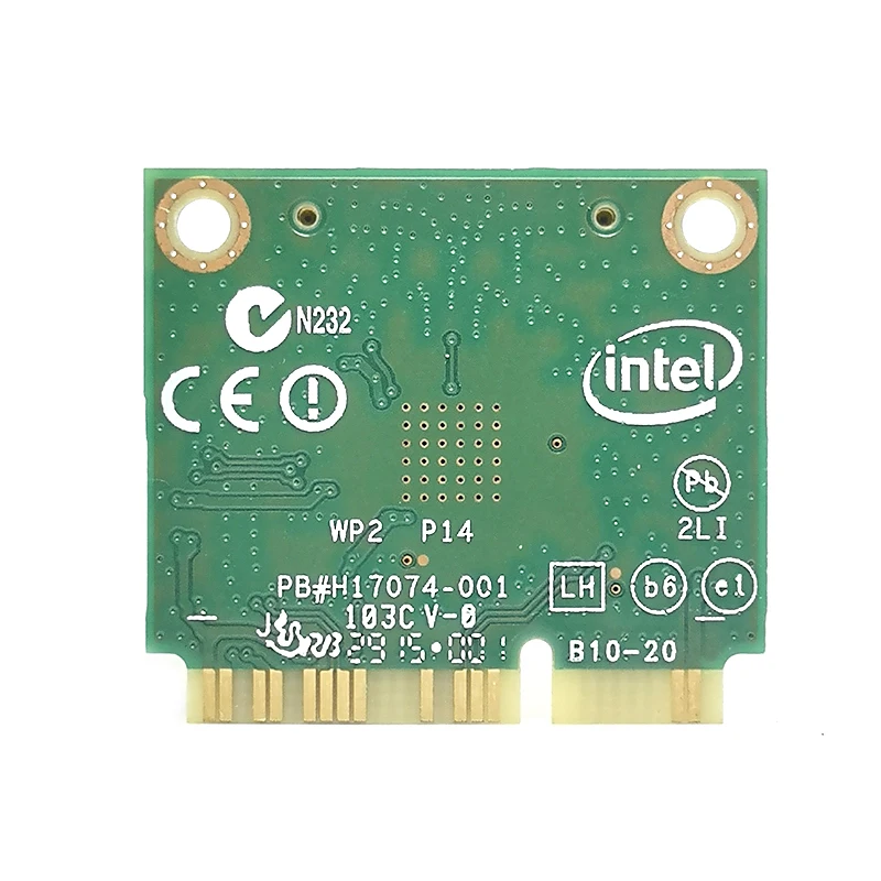 Подержанная Беспроводная Wlan-карта Intel 7260HMW Bluetooth 4 0 7260BN WiFi mini PCIE BT4.0 FRU:00JT455 04X6011 Для