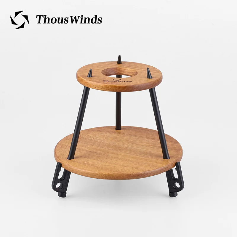 

Thous Winds Outdoor Solid Wood Coffee Table Outdoor Camping Hand Coffee Holder Coffee Drip Filter Holder