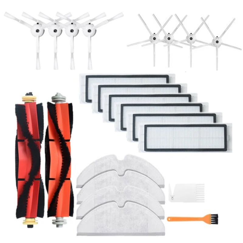 

for XiaoMi Roborock S5 Max S50 S51 S55 Pure Accessories Vacuum Cleaner Parts Washable HEPA Filter Main Brush Side Brush