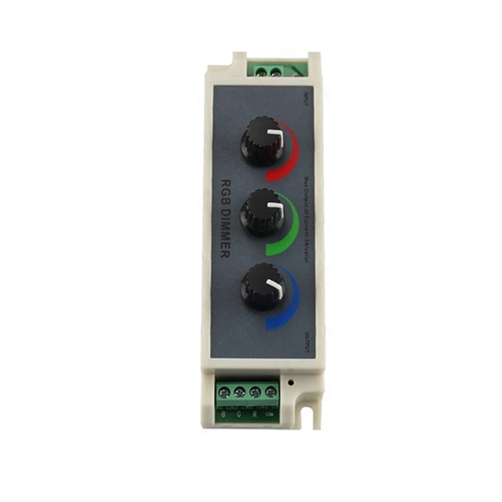 DC12-24V 9A RGB ручка диммер регулировка яркости светодиодный красный зеленый и синий