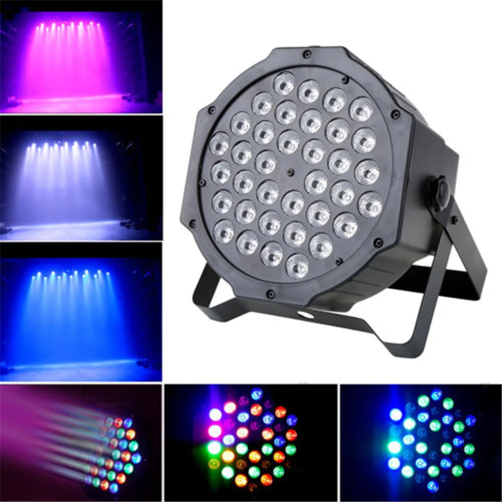 36 светодиодный одов Par Light s 36W DJ LED RGBW светильник RGB Wash Disco DMX Controller Effect For Small Paty KTV Stage