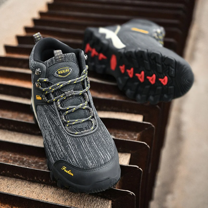 CAMEL JINGE High Quality Men Hiking Shoes Brand Outdoor Mens Sport Climbing Athletic Shoes Waterproof Trekking Mountain Boots