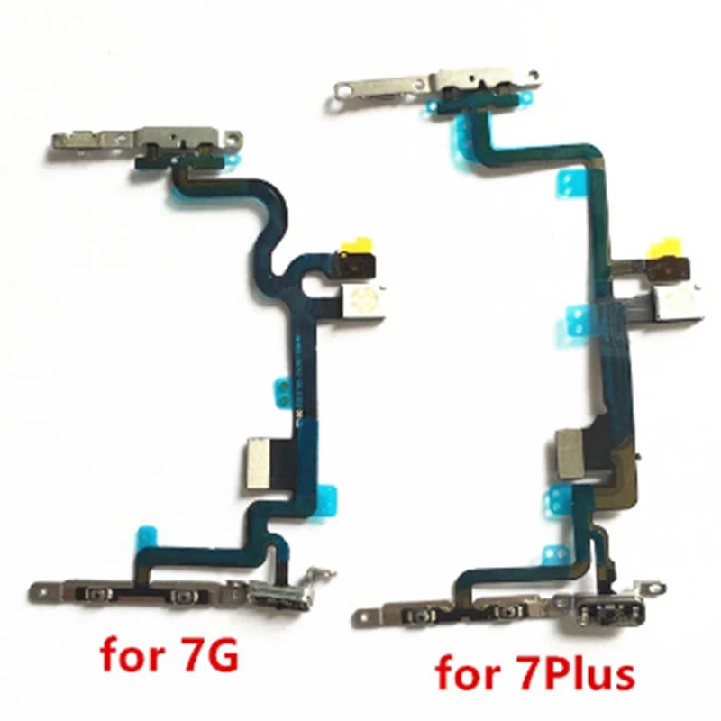 Гибкий кабель для iphone 7 plus 8 с кнопкой регулировки громкости | Мобильные телефоны и