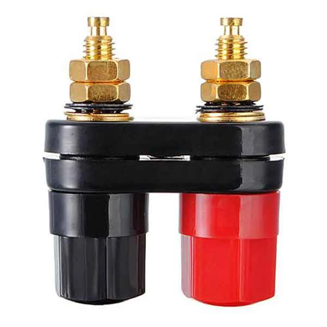 1 пара Динамик усилитель Терминал позолоченный двойной вязки для электрогитары с