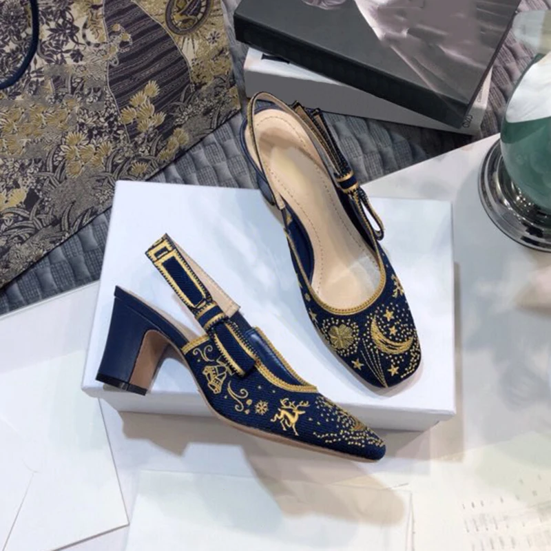 

Ollymurs Elegant Luxury Women Pumps Brand Design Square Toe Women Shoes Slip-On Female Pumps For Party zapatos de mujer
