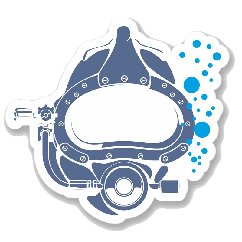 

Funny Scuba Diver Diving Mask PVC Motorcycle Car Sticker.Waterproof and Scratch Resistant.15cm*15cm