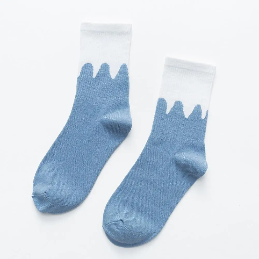 

Unisex Painting Style Women Streetwear Socks Cotton Colorful Kawaii Crew Socks Women 1 Pair Fashion Socks