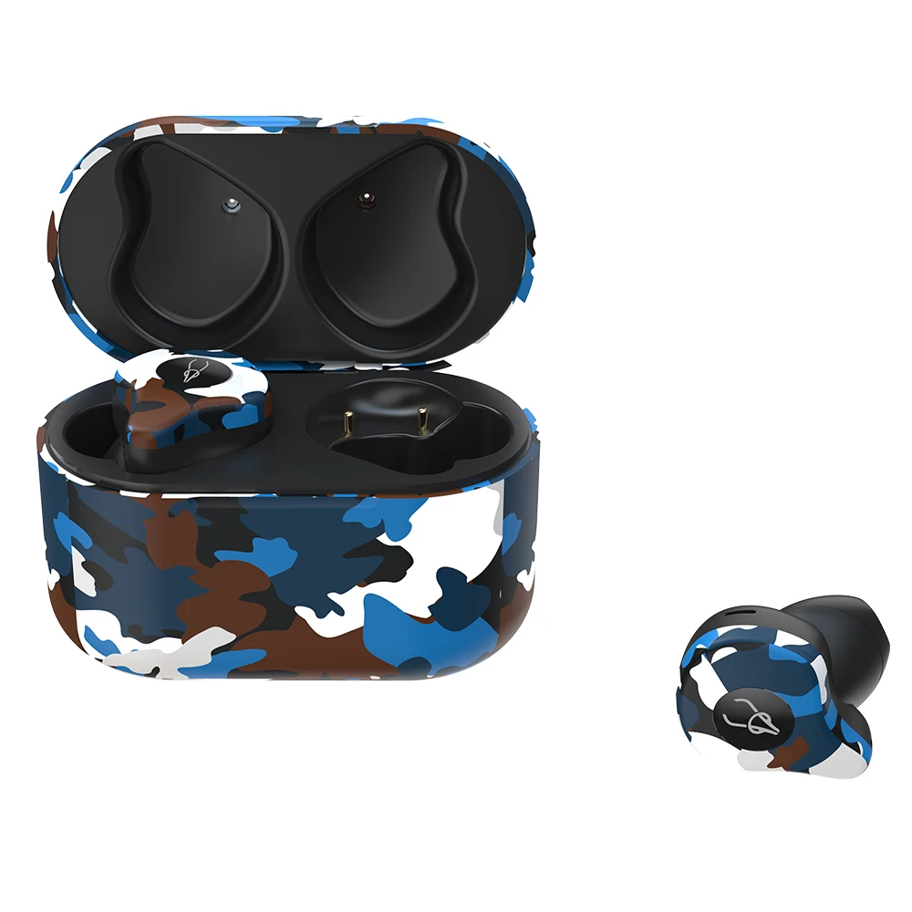Tws камуфляжные беспроводные наушники 6D HIFI стерео Bluetooth 5,0 наушники Поддержка APTX AAC SBC вакуумные наушники микрофон вызов для XIaomi