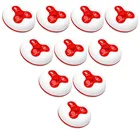 JINGLE BELLS 10 кнопочных передатчиков, беспроводная система вызова, звуковой сигнал для гостевой службы официанта для бара, больницы, ресторана, клиники