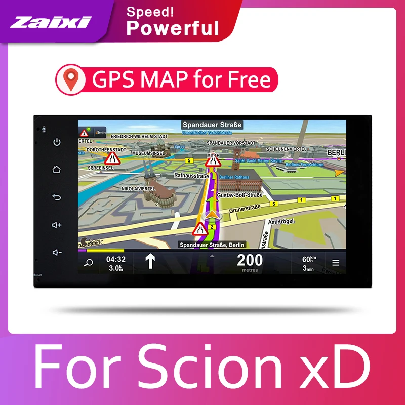 ZaiXi 2din автомобильный мультимедийный Android Авторадио проигрыватель с радио и GPS для