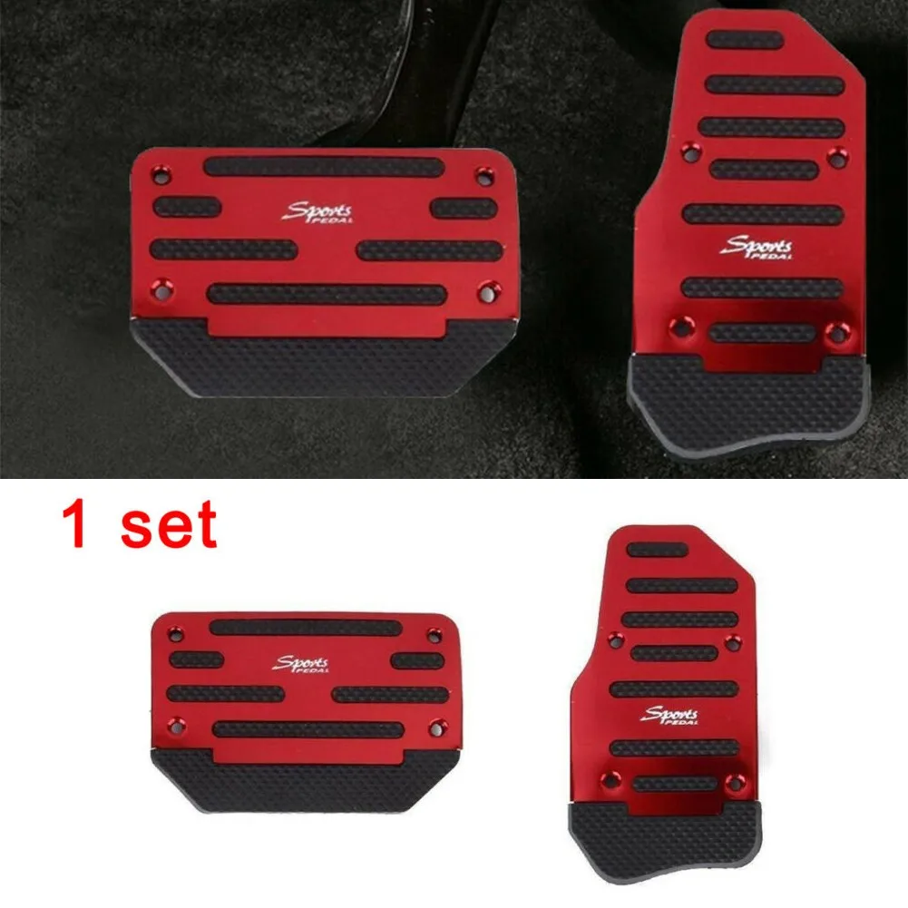 

Universal Red Non-Slip Automatic Pedal Brake Foot Treadle Cover Accessories Kit Car High Quality Non-slip Pedal Cover Accessorie