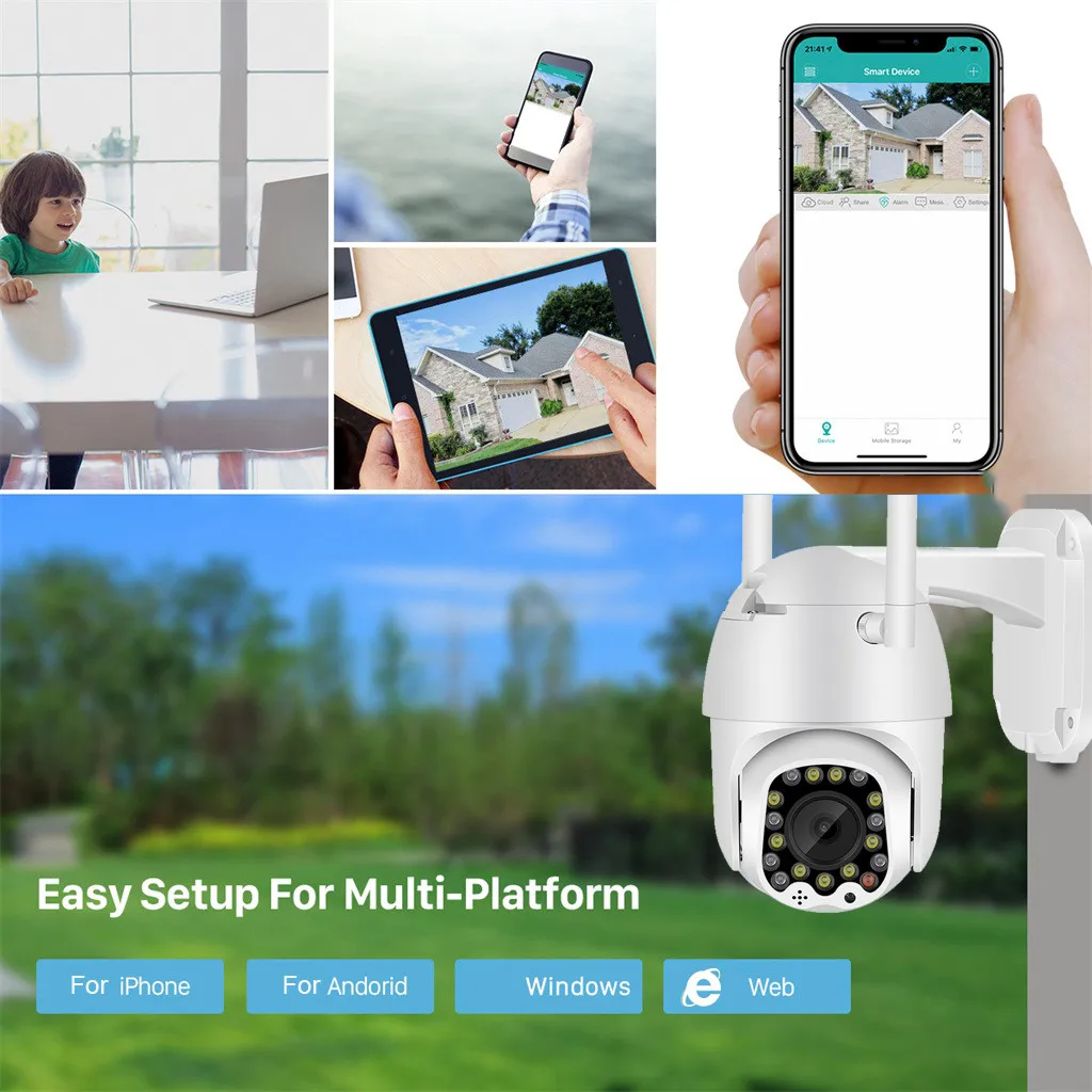 HIPERDEAL PTZ 1080P wifi камера наружная 4X зум скорость купол wifi Беспроводная CCTV камера 9,30