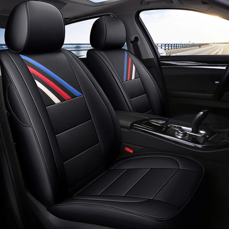 

custom Cowhide Seat Covers for Volkswagen variant PASSAT Tharu PHIDEON Lamando Gran Lavida polo SANTANA car accessories styling