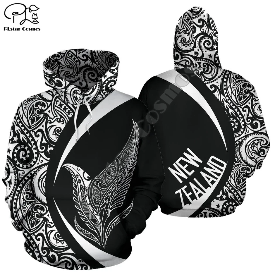 

NewFashion New Zealand Maori Tribe Aotearoa Country Flag Retro Tattoo Tracksuit Men/Women Pullover Streetwear 3DPrint hoodies 21