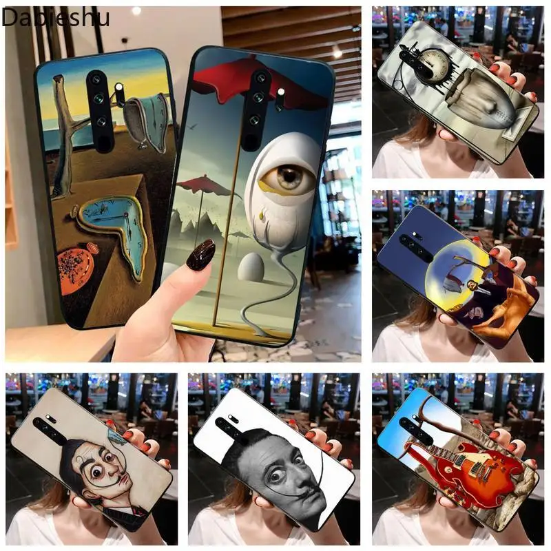 Роскошный уникальный чехол для телефона с изображением сальвадора дали Redmi Note 9 8