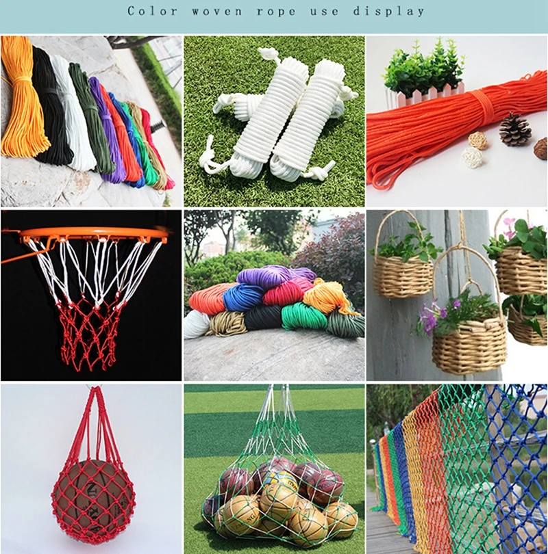 

YINGTOUMAN Nylon 2mm Parachute Cord Lanyard Rope Climbing Camping Survival Equipment Candy Color Paracord