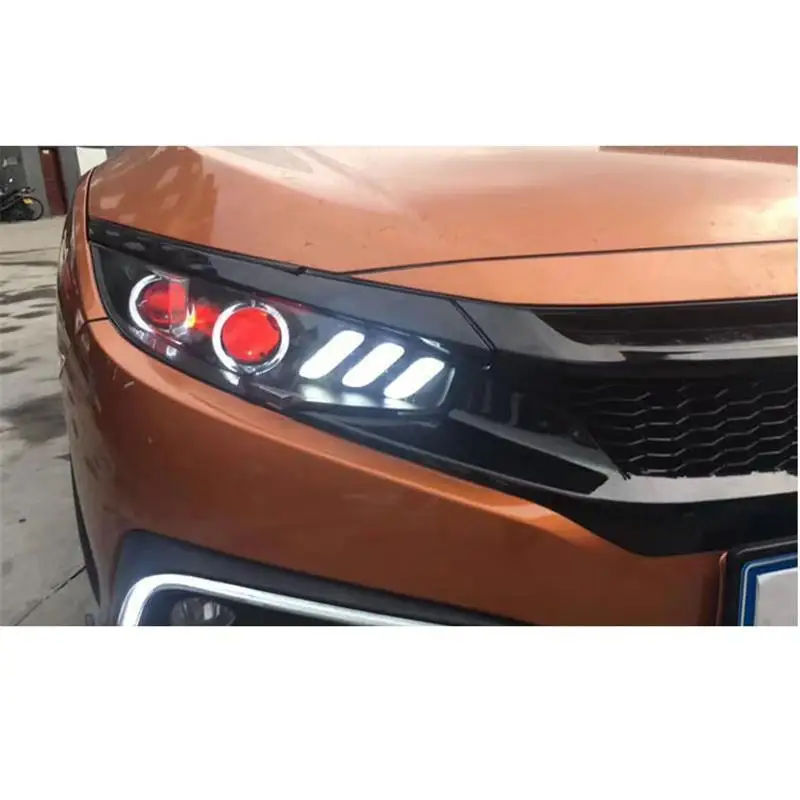 Automovil Drl Автомобильные светодиодные Cob дневные ходовые фары передние