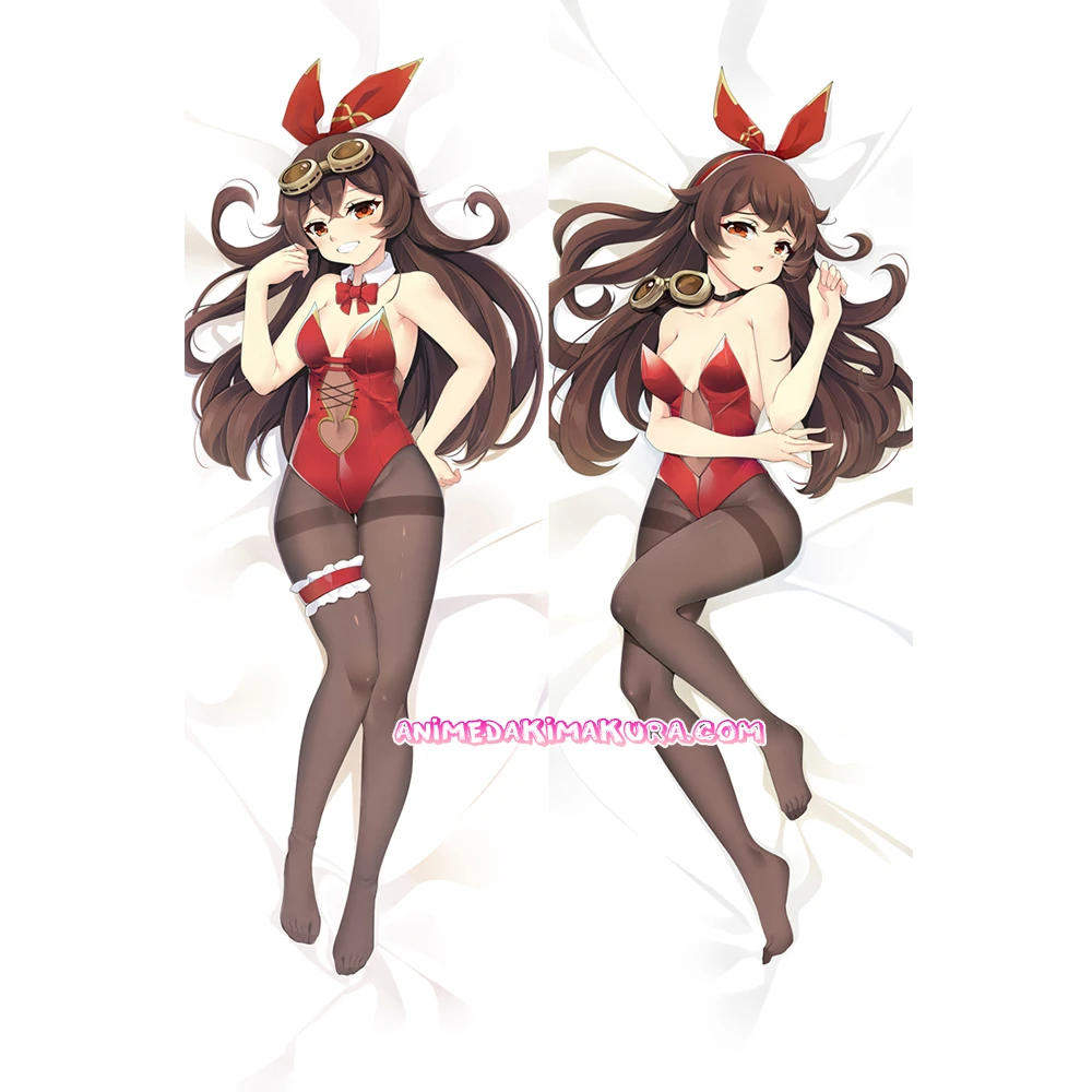 

Genshin Impact Amber Anime Girl Dakimakura Hugging Body Pillow Cover Case