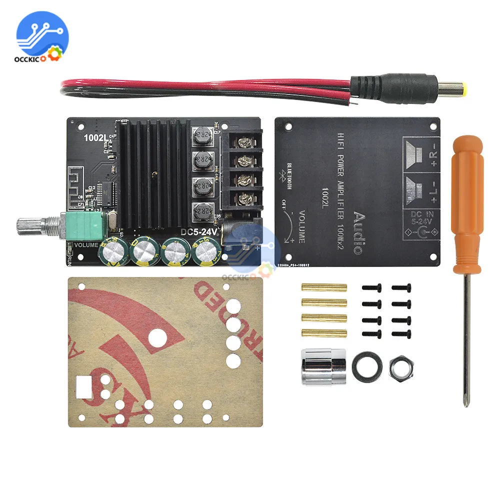 Беспроводная плата цифрового мини усилителя с поддержкой Bluetooth 5 0 Вт x2