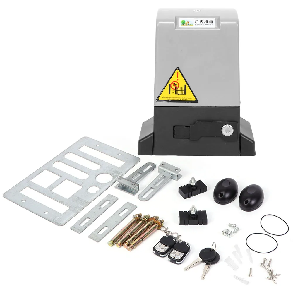 370 Вт регулируемый Автоматический раздвижной Открыватель ворот для раздвижных с