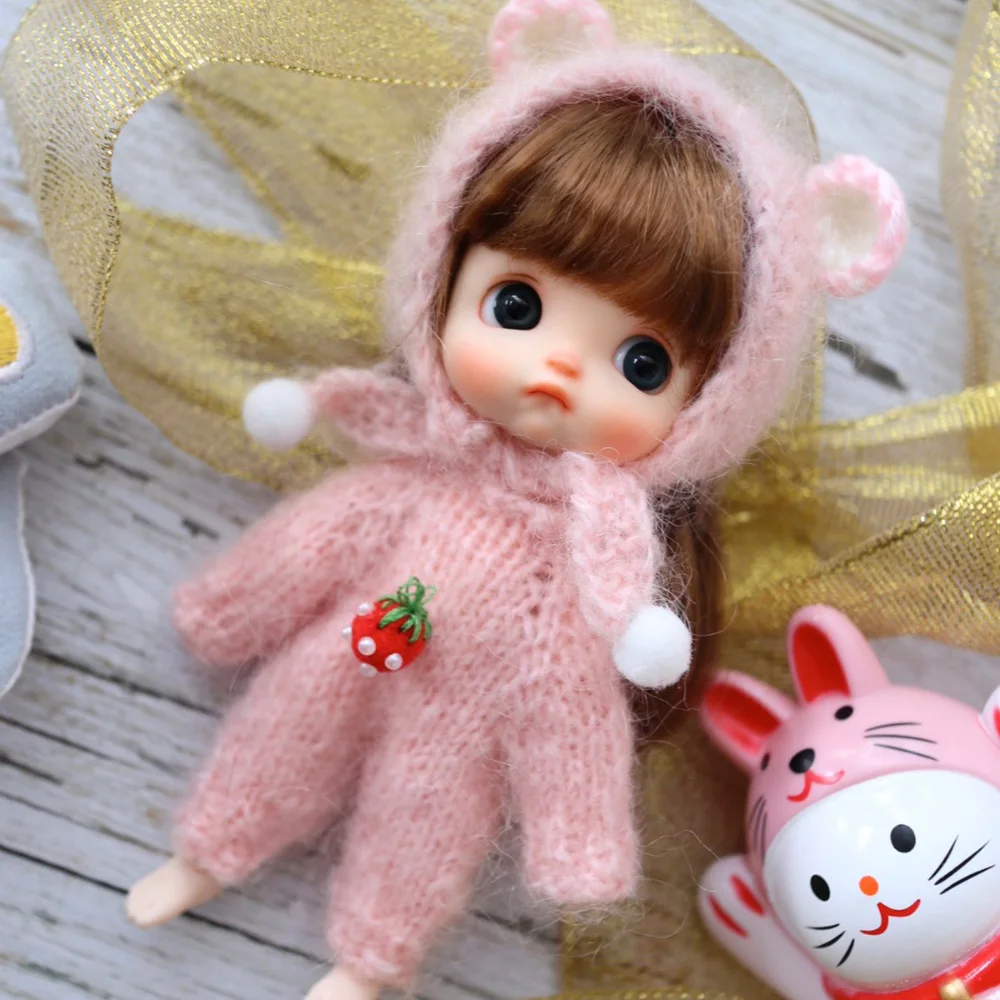 

Obitsu OB11 BJD 11 см кукла игрушки 19 шарниров высшего качества китайская Кукла BJD шарнирная кукла модный подарок кукла с свитером