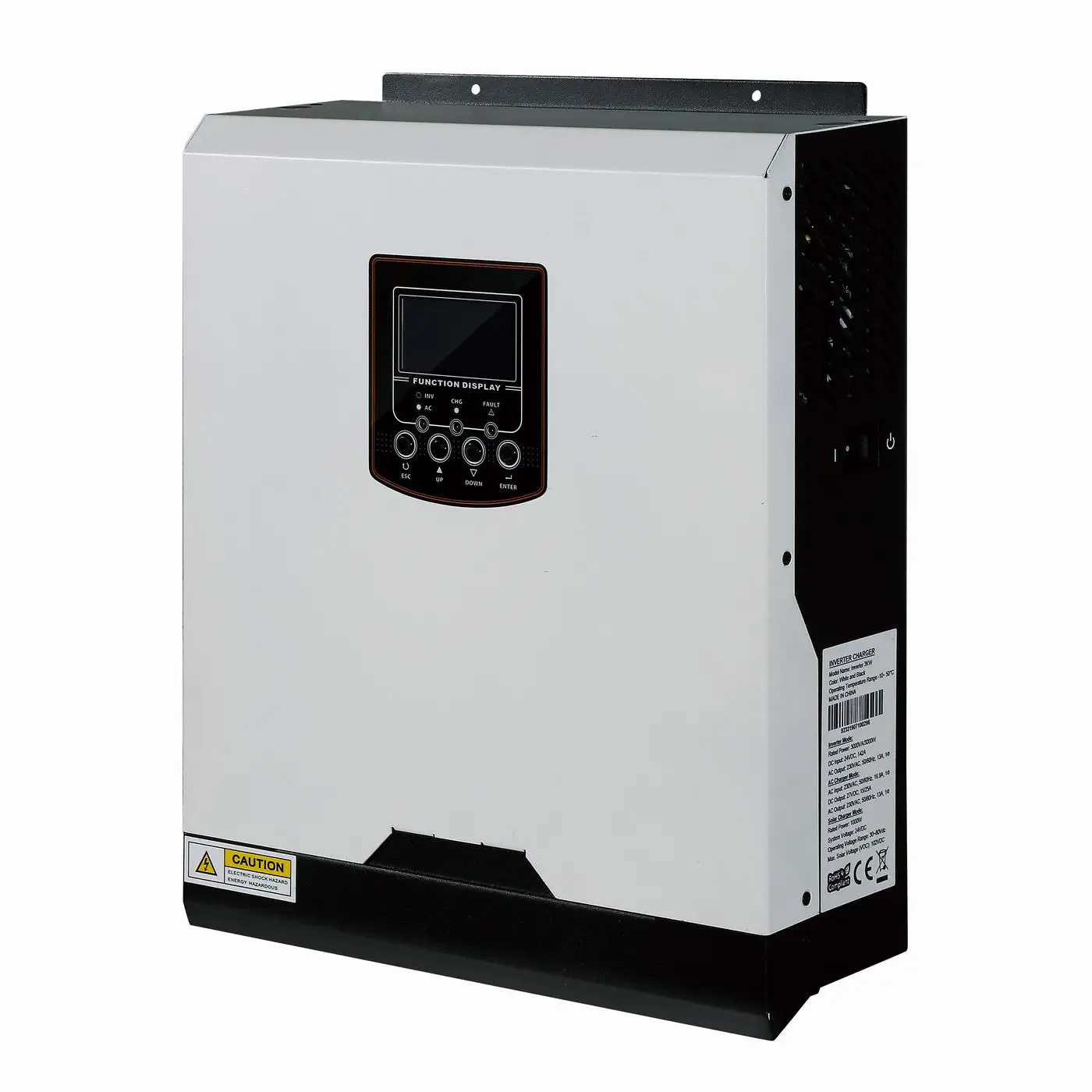 Fora do tipo 5000va Passe Onda Senoidal Pura Hybird Solar 60a Mppt Inversor dc 48v
