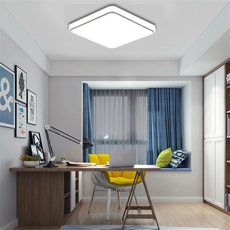 

LED Ceiling Down Light Square Lamp Modern Design for Bedroom Kitchen Living Room HANW88