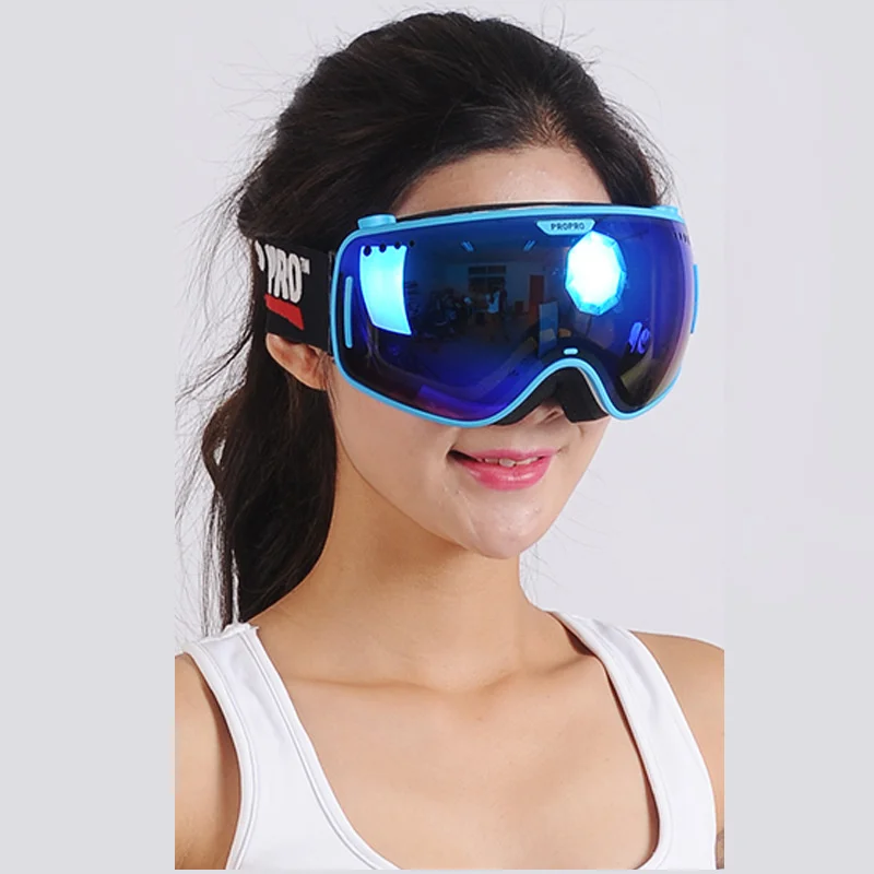 PROPRO new fashion high-end dual lens detachable warm ski goggles anti-fog and windproof goggles snow goggles