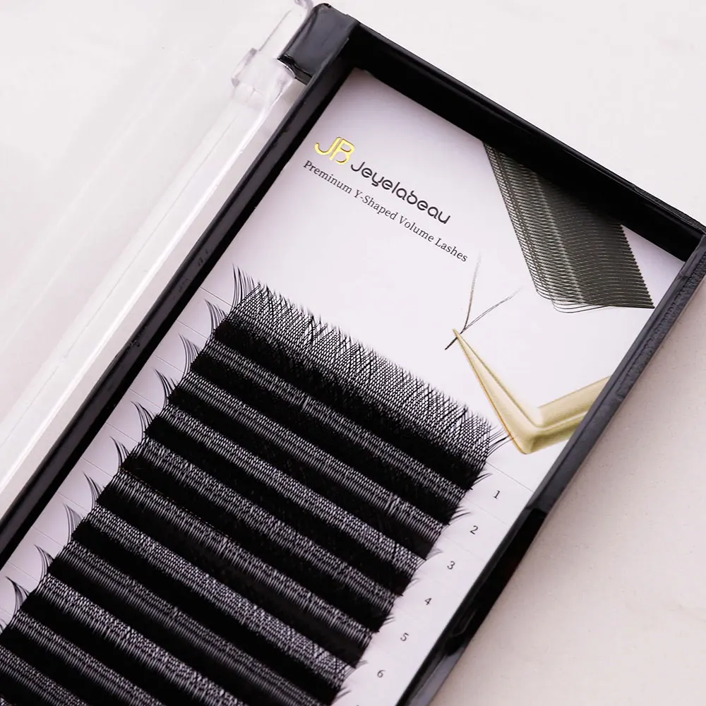 

Mixed W/YY Shape Lash Fluffy Semi Permanent Makeup Handmade Lashes Eyelashes Extension Premade Fan Fast Fanning Volume Cilios