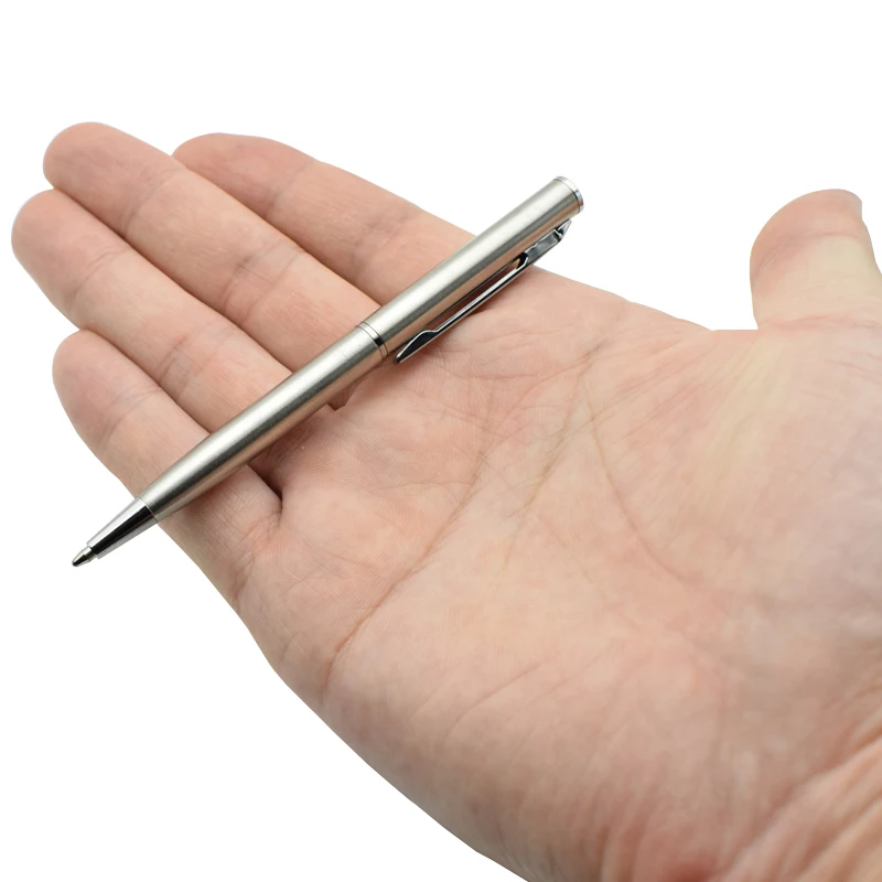 

Ручка шариковая вращающаяся с черными чернилами, металлический Подарочная шариковая ручка, 0,7 мм