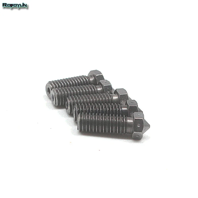 

Hardened Steel Volcano E3d v6 Nozzles For High Temperature 3D Printing PEI PEEK OR Carbon Fiber Filament For E3D Volcano Hotend