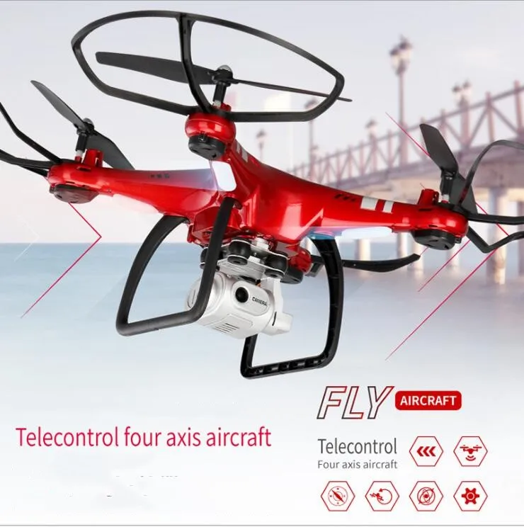 Профессиональный Квадрокоптер Дроны с HD камерой Wi Fi FPV Радиоуправляемый вертолет