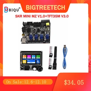 bigtreetech skr mini mz v1 0 32bit control board tmc2209uart tft35 mz v3 0 touch screen for anycubic mega zero 3d printer parts free global shipping