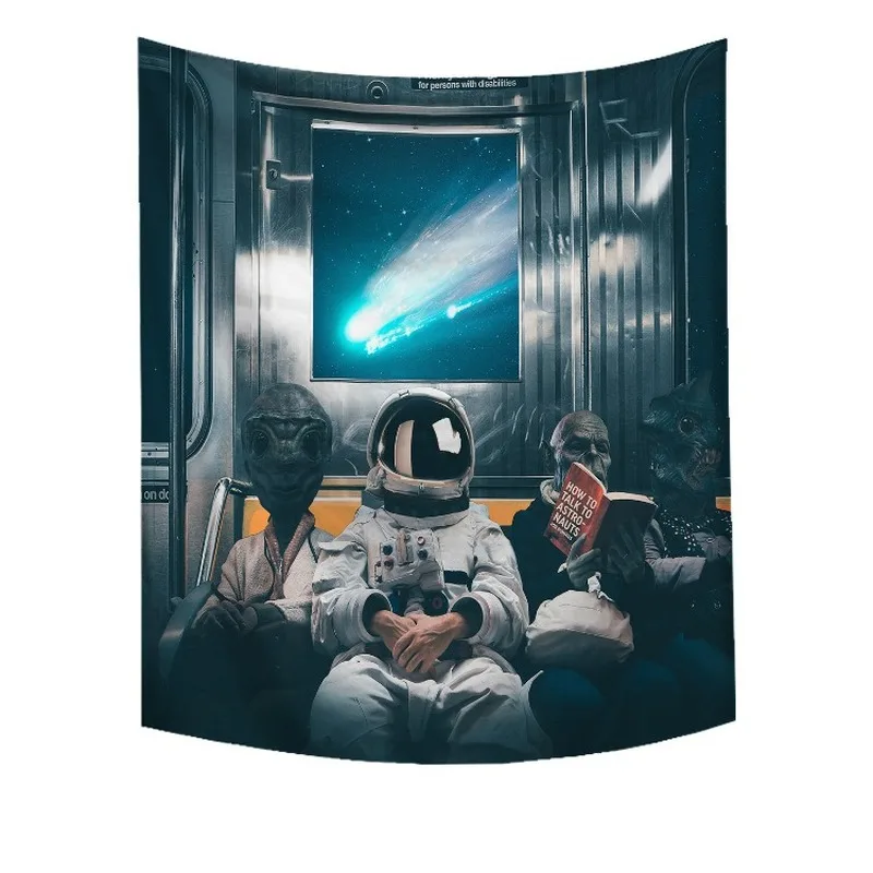 

Astronaut Series Tapestry Art Wall Digital Printing Wall Blanket Painting/Beach Towel Bedroom Room Decoration Wall Hanging