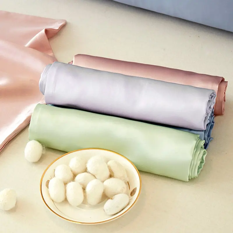 

100% Pure Mullberry Silk Long Pillowcase with Hidden Zipper Soft Silk Zipper Pillow Case Cover for Bedding High Quality 3 Sizes