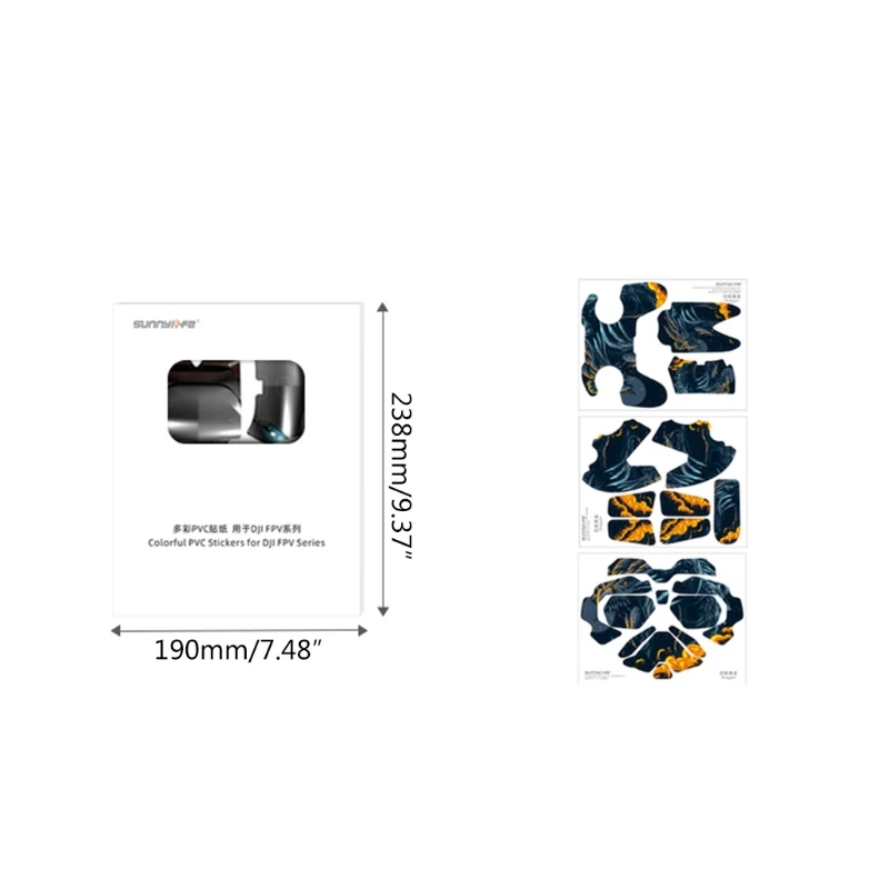 U50F Fine Camera/Drone Protective Sticker Set Sports Camera Expansion Accessories Shoting Photographic Equipment | Игрушки и хобби