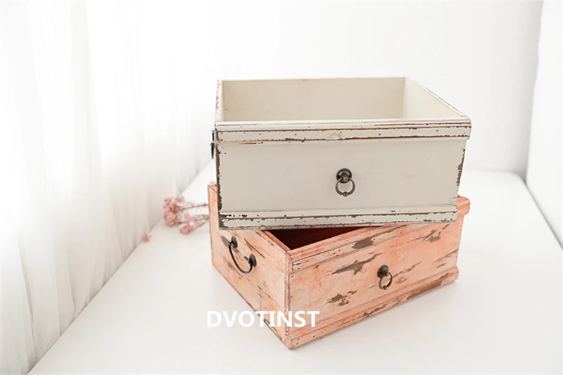 Dvotinst реквизит для фотосъемки новорожденных Для детей деревянный ящик