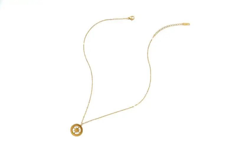 Timeless Wonder Titanium Letter Rabbit Sunburst Chains Necklace Women Stainless Steel Jewelry Punk Boho Gothic Ins Designer 2127 | Украшения
