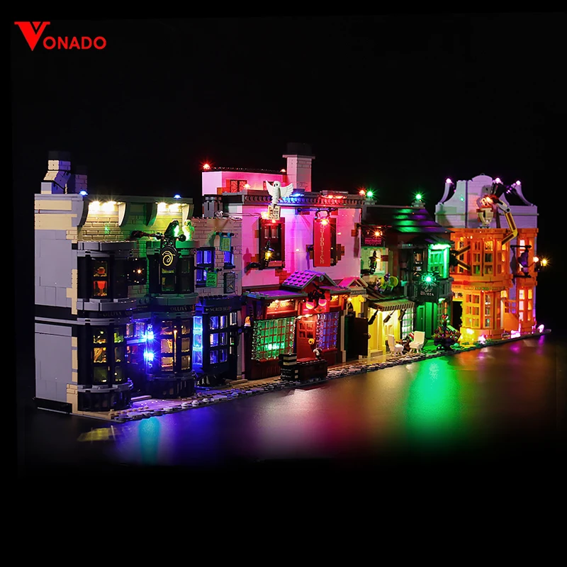 Vonado LED Lighting Kit For Diagon Alley 75978 DIY Toys Set Only Lighting Kit NOT Include Model