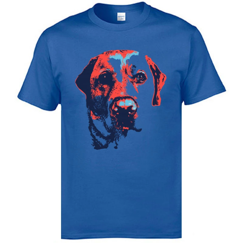 Футболка мужская с лабрадором милая рубашка изображением французского бульдога