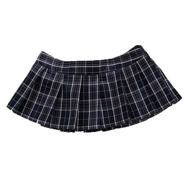 Женская модная сексуальная женская одежда для сна в клетку супер мини