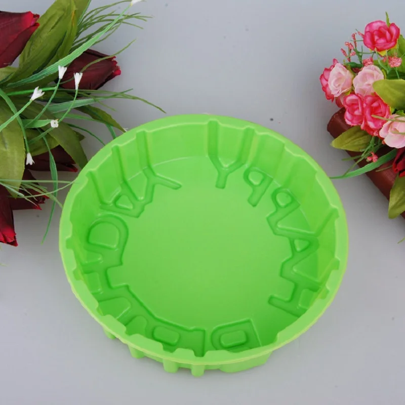 Круглая 8 дюймовая стандартная силиконовая форма для выпечки тортов/силиконовая