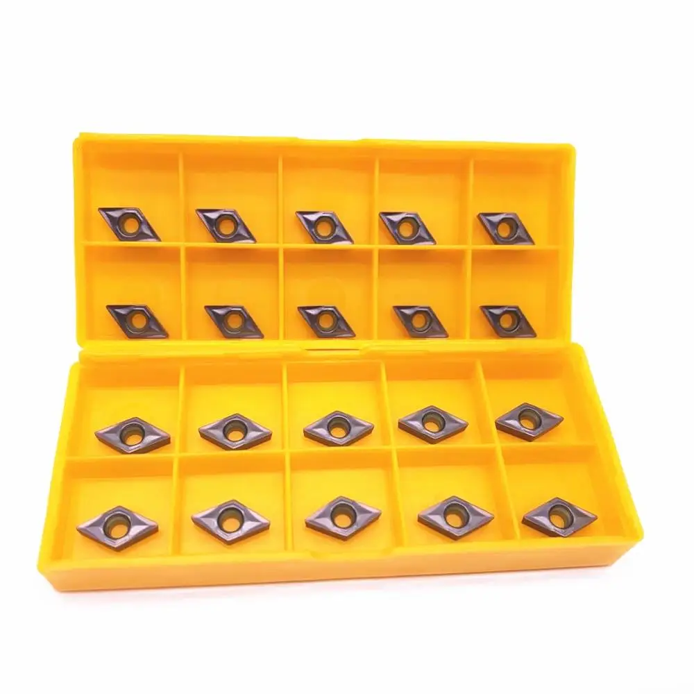 Токарные инструменты DCMT070204 VP15TF твердосплавные пластины режущий инструмент для