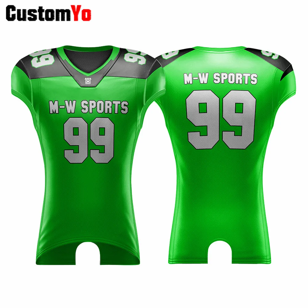 Детские футбольные тренировочные Клубные Заказные зеленые и серые американские